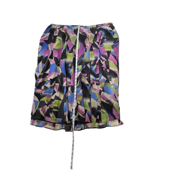 Jones New York 22W Pleated Midi Skirt Abstract Multicolor Print - Picture 9 of 9